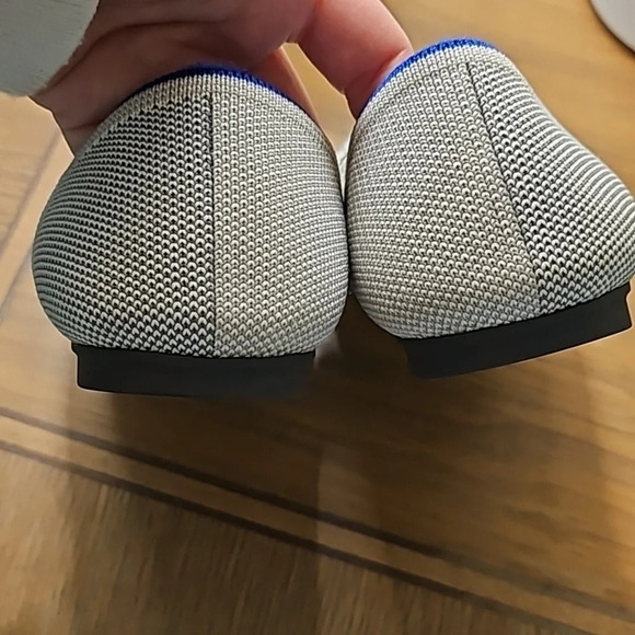 Rothys Rare Round Toe Flats in Sea Glass Grey - Picture 5 of 8